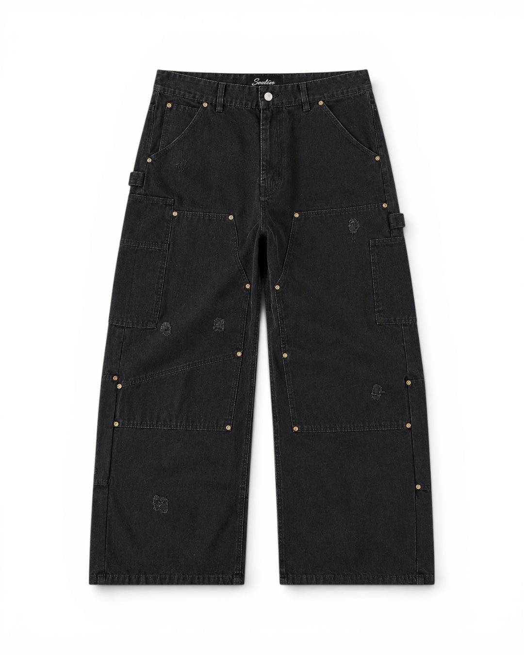 "Hard Hat" Doubleknees (Black)